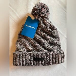 Columbia Girls Bundle Up Beanie Knit Fleece Lined Winter Hat Youth